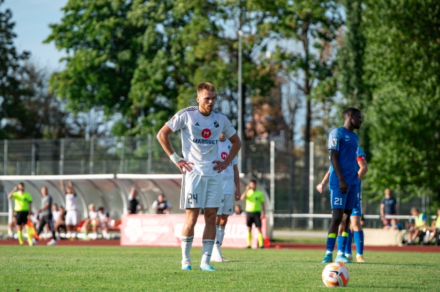 Alex Matthias Tamm teenis ja realiseeris Kalju penalti. Foto: Liisi Troska / jalgpall.ee