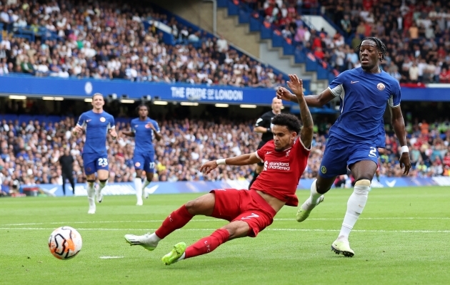 Chelsea ja Liverpooli s&uuml;ndmusterohke madin l&otilde;ppes 1:1 viigiga. Foto: Scanpix / David Klein / IMAGO