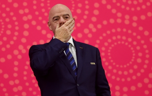 FIFA president Gianni Infantino. Foto: Scanpix / Carl Recine / Reuters