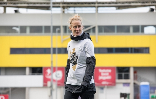 Maria Sootak aitas kahel viimasel hooajal juhendada Eesti meistrit. Foto: Katariina Peetson / jalgpall.ee