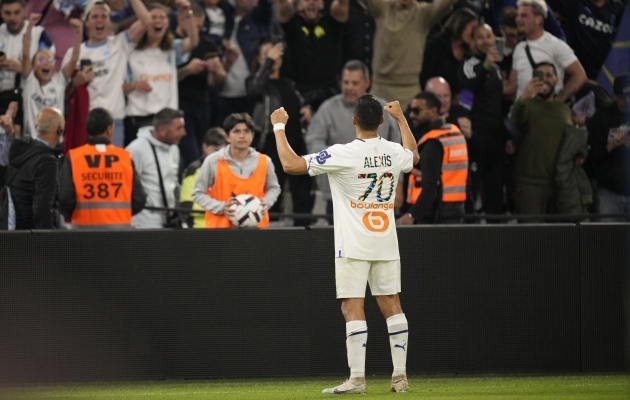 Alexis Sanchez Marseille'i r&uuml;&uuml;s. Foto: Scanpix / Daniel Cole / AP Photo