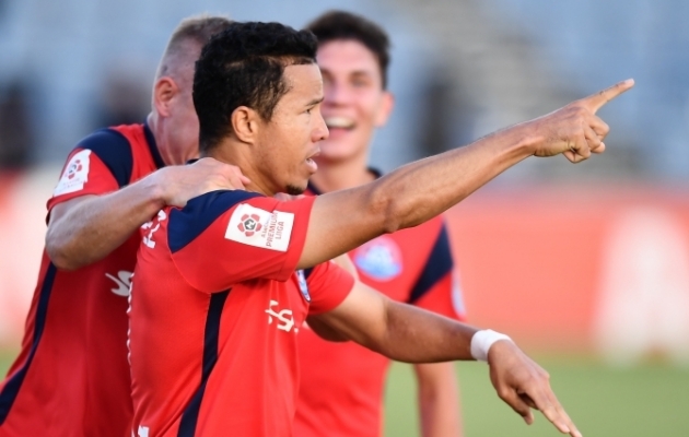 Harlin Suarez l&otilde;i Transi eest oma esimese liigav&auml;rava. Foto: Sergei Stepanov