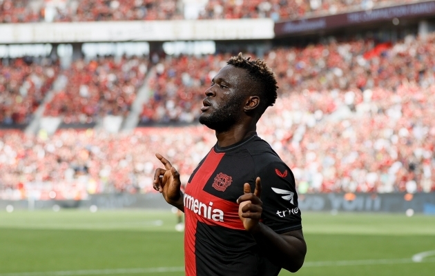 Boniface lõi taas duubli ja Leverkusen jätkab täiseduga
