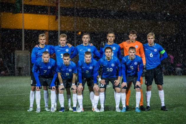 Sander Post alustas peatreenerina mullu novembris, kui Balti turniiril purustati 5:1 Leedu, aga seej&auml;rel j&auml;&auml;di 0:1 alla L&auml;tile. Enne valiksarja algust tehti ka kaks viigim&auml;ngu Bahreiniga. Foto: Katariina Peetson / jalgpall.ee
