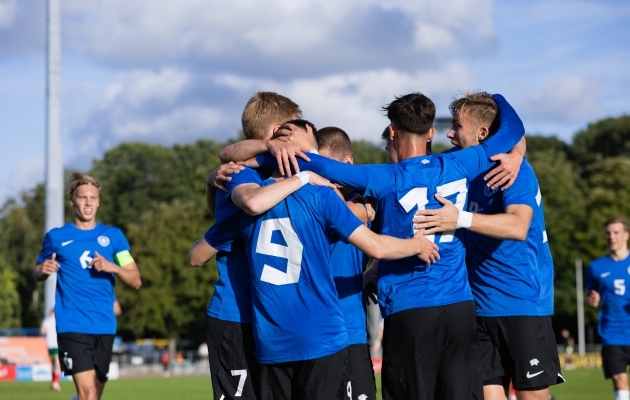 Eesti U21 koondis on EM-valiksarja seni ainsa punkti saanud mängust Bulgaariaga. Foto: Katariina Peetson / jalgpall.ee