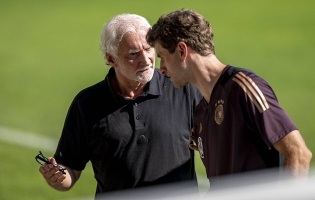 Rudi V&ouml;ller v&otilde;tab ajutiselt koondise juhendamise enda peale. Foto: Scanpix / IMAGO / Kirchner / David Inderlied