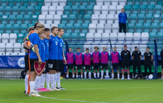 VAATA JÄRELE: Eesti U21 koondis lõi Saksamaale värava ja napp seis püsis kaua