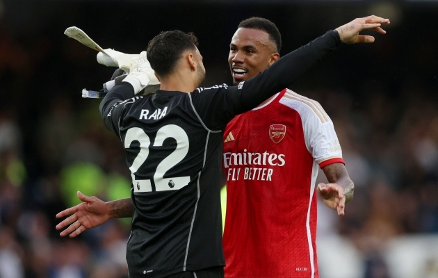 Arsenali uus kindamees David Raya sai debüüdil kirja nullimängu. Foto: Scanpix / Lee Smith / Action Images via Reuters