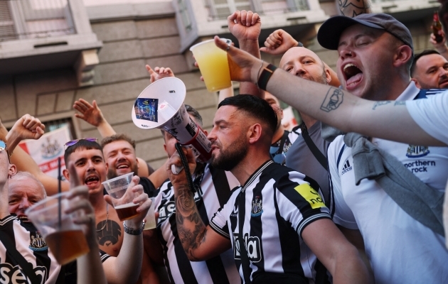 Newcastle Unitedi fännid. Foto: Scanpix / Claudia Greco / Reuters
