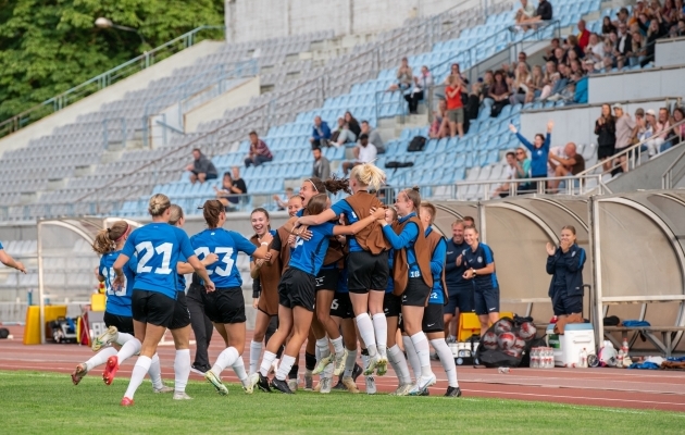 Peaproov enne Rahvuste liiga algust pakkus Sinis&auml;rkidele h&auml;id emotsioone, mis loodetavasti kanduvad m&auml;nguks Kasahstani vastu edasi. Foto: Liisi Troska / jalgpall.ee