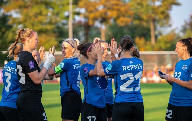 Eesti naiste koondis mängib Albaania ja Luksemburgiga. Foto: Liisi Troska / jalgpall.ee