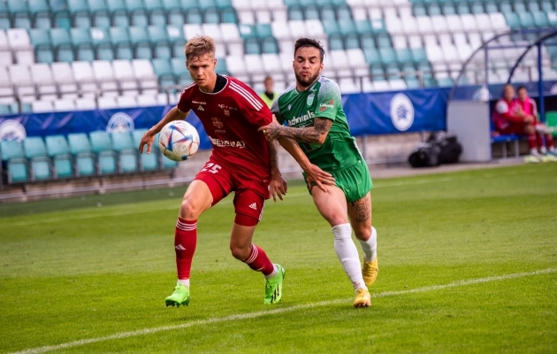 Harju Laagri ja Tallinna Levadia omavaheliste m&auml;ngude suhe on viigis. Kes haarab omavaheliste vastasseisude krooni? Foto: Anna Andreas