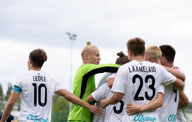 VAATA JÄRELE: lõviosa teisest poolajast üheksakesi mänginud United pigistas Viimsi vastu välja viigi