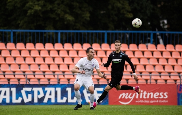 Kalevi meeskondlik mäng ei lubanud Paide klassil maksvusele pääseda. Foto: Katariina Peetson / jalgpall.ee