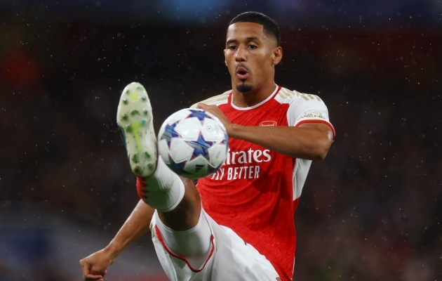 Saliba: minu vigastuseta võinuks Arsenal tulla meistriks