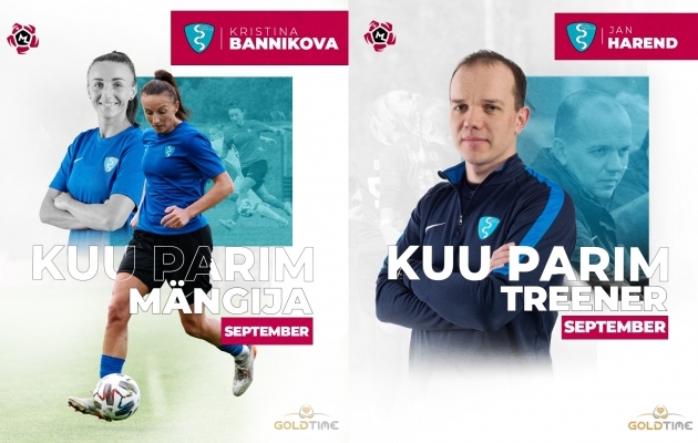 Septembrikuu parimate auhinnad rändavad hõbedanaiskonda