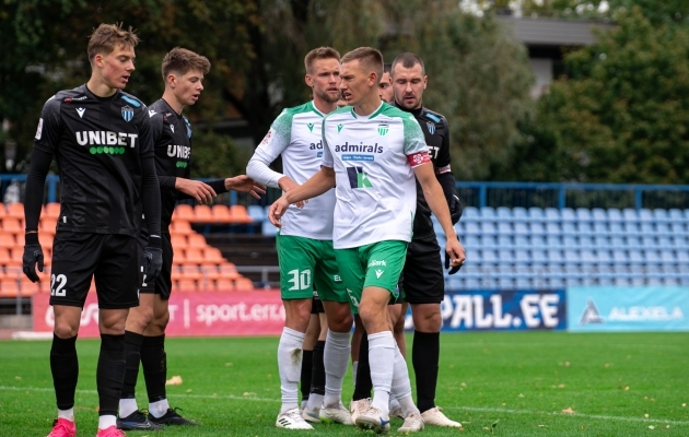 Levadia sai keerulistes oludes 2:1 võidu Kalevi üle. Foto: Liisi Troska / jalgpall.ee