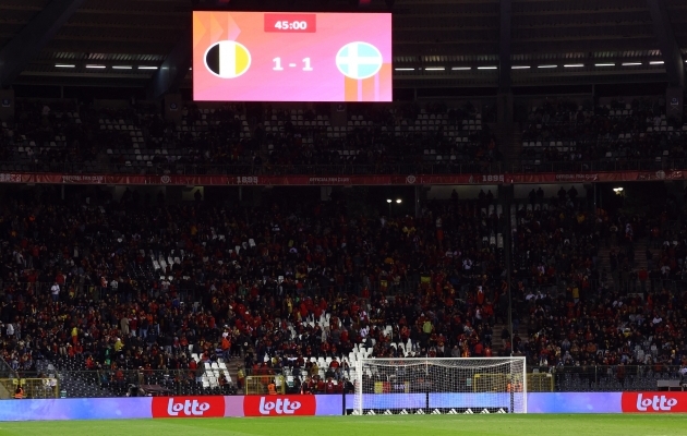 Belgias mängiti kokku vaid 45 minutit. Foto: Scanpix / Yves Herman / Reuters