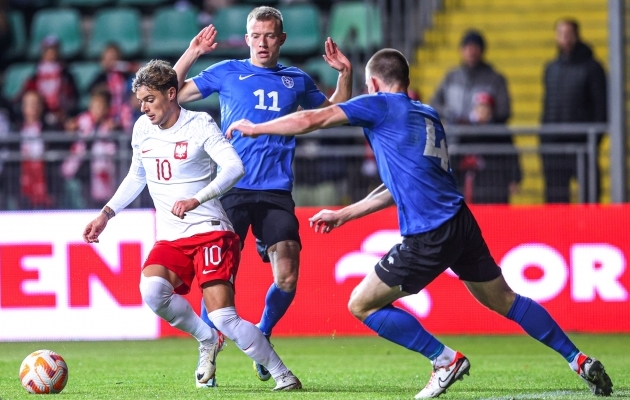 Uljalt peale läinud U21 koondise puur löödi Poolas palle täis