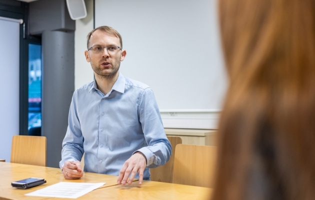 Eesti Jalgpalli Liidu arendusdirektor Mihkel Uiboleht. Foto: Brit Maria Tael