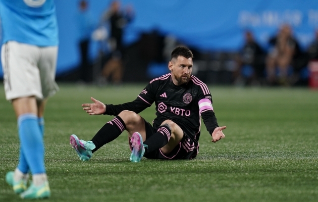 Lionel Messi jäi esimesel MLS-i hooajal tühjade pihkudega. Foto: Scanpix / AP Photo / Erik Verduzco