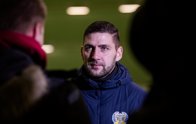 Kuressaare abitreener Igor Morozov. Foto: Katariina Peetson / Jalgpall.ee