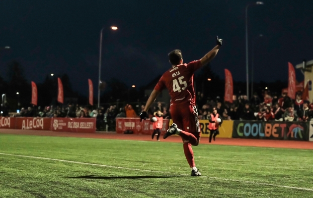 Harju viigiv&auml;rava l&ouml;&ouml;nud Kaarel Usta oli m&auml;ngu l&otilde;pptulemuses arusaadavalt pettunud. Foto: Mauri Levandi