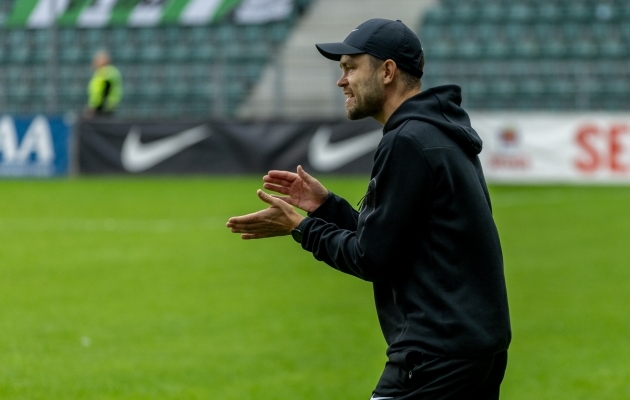 Tallinna FC Flora peatreener Jürgen Henn. Foto: Katariina Peetson / jalgpall.ee