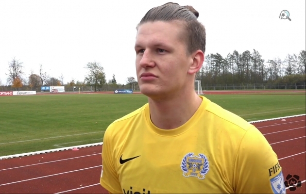 Mattias M&auml;nnilaan j&auml;i rahule, et kaheksam&auml;nguline v&otilde;iduta seeria l&otilde;ppes. Foto: kuvat&otilde;mmis Soccernet TV &uuml;lekandest