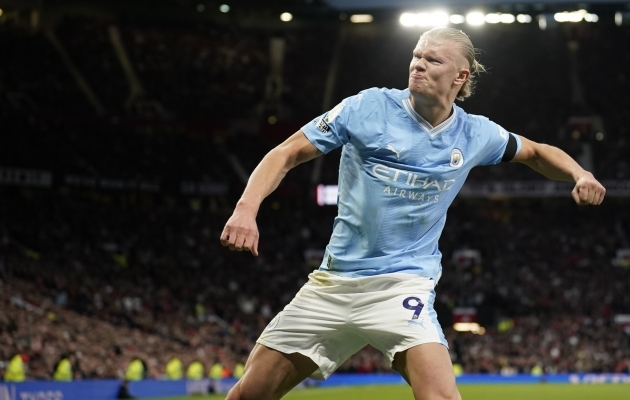 Erling Haaland on Manchester City s&auml;rgis l&ouml;&ouml;nud 45 liigam&auml;nguga 47 v&auml;ravat. Foto: Scanpix / Dave Thompson / AP Photo