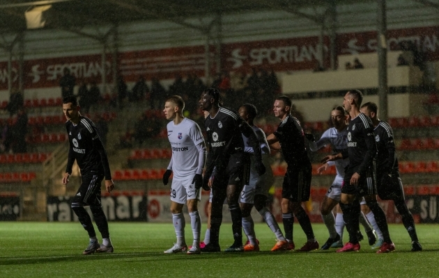N&otilde;mme Kalju ja Paide Linnameeskond m&auml;ngisid sel hooajal juba kolmandat korda viiki. Foto: Katariina Peetson / jalgpall.ee