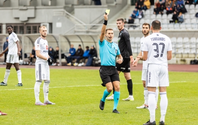 Kalev ja Kalju leppisid 1:1 viiki. Rohkem sobis see kodumeeskonnale. Foto: Brit Maria Tael
