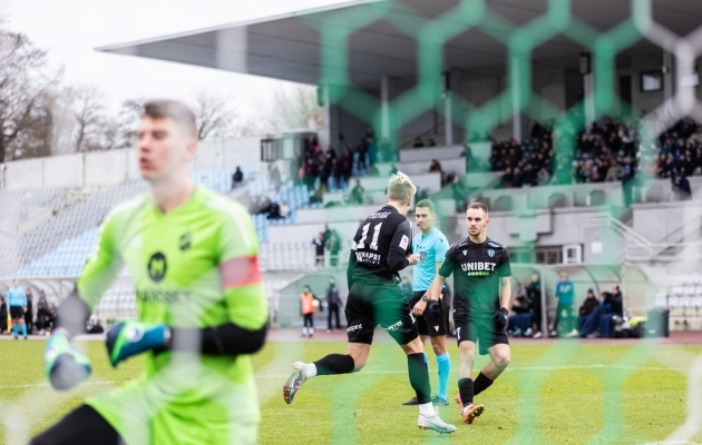 Tristan Toomas Teev&auml;lja penalti tagas Kalevile viigipunkti. Foto: Brit Maria Tael