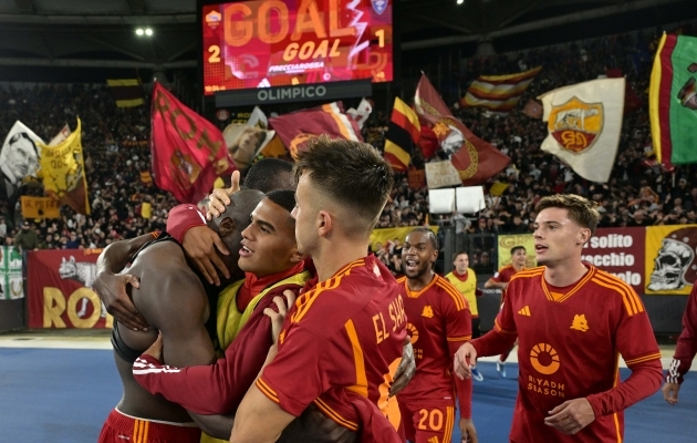 AS Roma võib kindlustada täna Euroopa liiga alagrupi võidu. Foto: Scnapix / Alfredo Falcone / LaPresse via ZUMA Press Wire