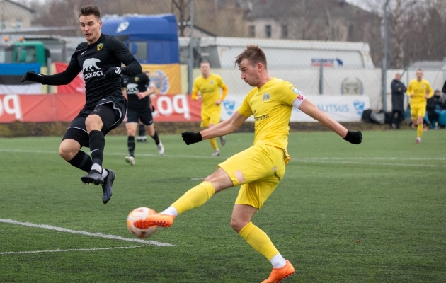 Enda lahkumism&auml;ngus reeglid paika pannud Sander Laht l&otilde;petas v&otilde;idu ja v&auml;ravaga. Foto: Irina M&auml;gi
