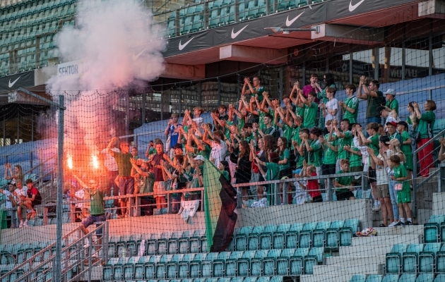 Enim pealtvaatajaid oli Levadia kodumängudel. Foto: Liisi Troska / jalgpall.ee