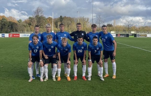 Eesti U19 koondis. Foto: jalgpall.ee