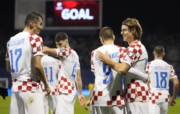 Horvaatia jõudis EM-finaalturniirile. Foto: Scanpix / Darko Bandic / AP Photo