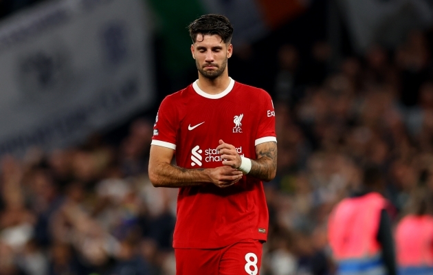 Dominik Szoboszlai on &uuml;ks uutest meestest, kes kinnitas Liverpoolis koheselt kanda. Foto: Scanpix / Shaun Brooks / Action Plus Sports via Zuma Press Wire