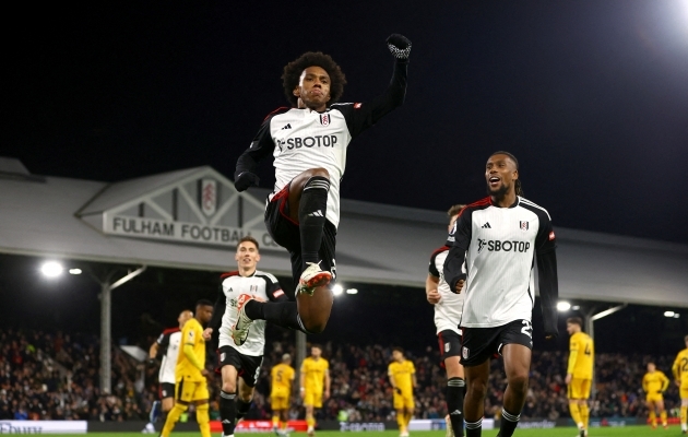 Williani kaks väravat tõid Fulhamile olulise võidu. Foto: Scanpix / Paul Childs / Reuters