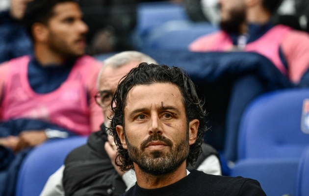 Lyon vallandas Fabio Grosso. Foto: Scanpix / Jeff Bachoud / AFP