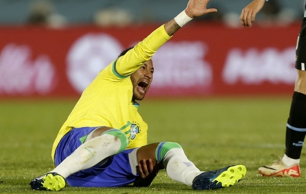Neymar sai oktoobris vigastada. Foto: Scanpix / Andres Cuenca / Reuters