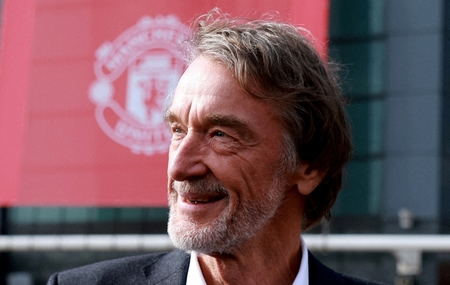 Manchesterist p&auml;rit Jim Ratcliffe on lubanud Unitedi nime taas au sisse t&otilde;sta. Foto: Scanpix / Reuters / Phil Noble