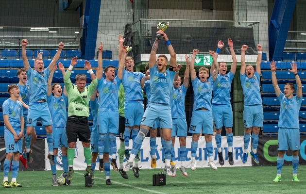 Ulasabat C. F. võitis Aastalõputurniiril III liiga 1. turniiri. Foto: Liisi Troska / jalgpall.ee
