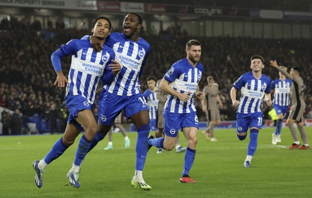Joao Pedro (vasakul) panustas t&auml;na kahe v&auml;rava ja &uuml;he realiseeritud s&ouml;&ouml;duga. Foto: Scanpix / Ian Walton / AP Photo