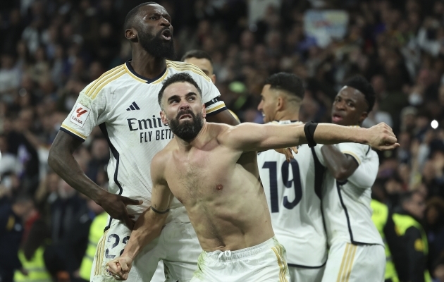 Real Madrid sai kirgik&uuml;tvas m&auml;ngus 3:2 v&otilde;idu. Foto: Scanpix / Kiko Huesca / EPA