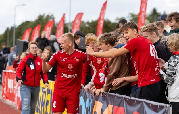 Victor Silva s&otilde;nul on Harju kogukond &uuml;htehoidvam ja energilisem kui kunagi varem. Foto: Katariina Peetson / jalgpall.ee