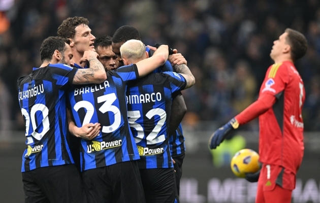 Inter alistas omaväravast Juventuse. Foto: Scanpix / Daniele Mascolo / Reuters