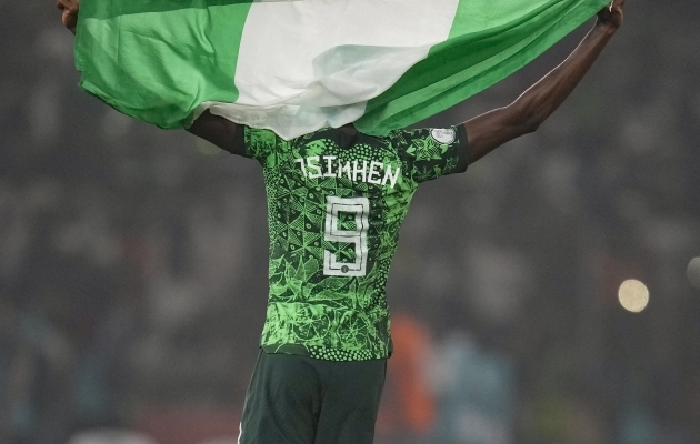 Victor Osimhen aitas Nigeeria finaali. Foto: Scanpix / Themba Hadebe / AP Photo