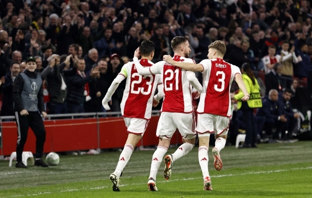 Amsterdami Ajax peab edutee jätkamiseks jagu saama Aston Villast. Foto: Scanpix / EPA / Maurice Van Steen